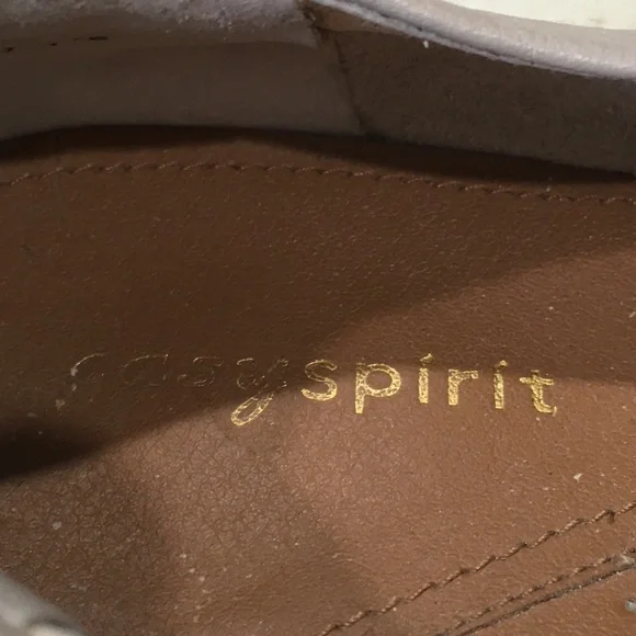 Easy Spirit Abidet Leather White/Ivory Casual Slip-on Loafers Shoes 7.5 - Picture 6 of 8